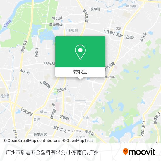 广州市砺志五金塑料有限公司-东南门地图