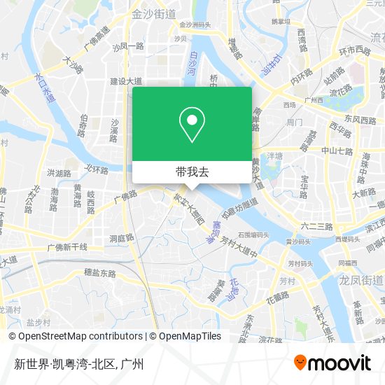 新世界·凯粤湾-北区地图