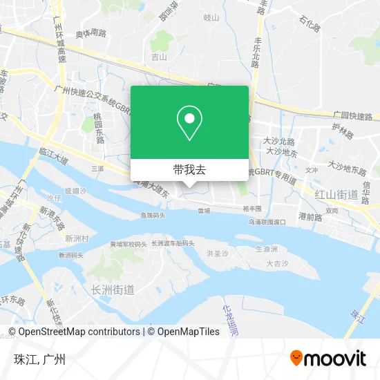 珠江地图