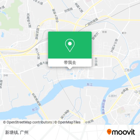 新塘镇地图