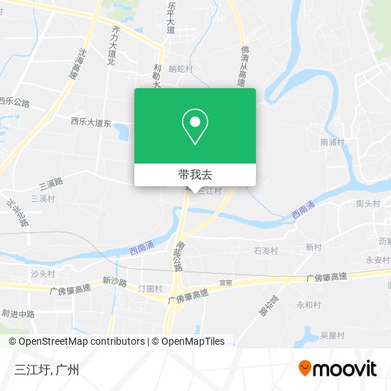 三江圩地图