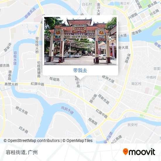 容桂街道地图