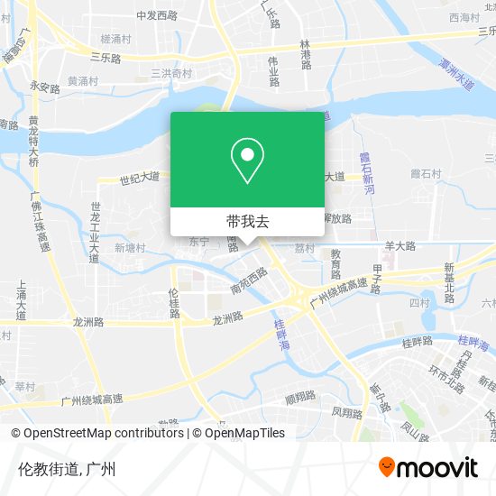 伦教街道地图