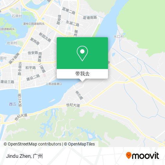 Jindu Zhen地图