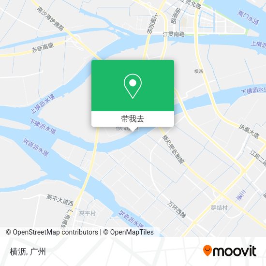 横沥地图
