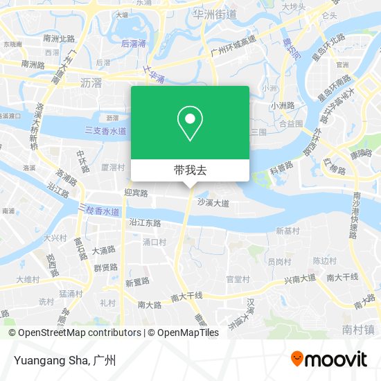Yuangang Sha地图