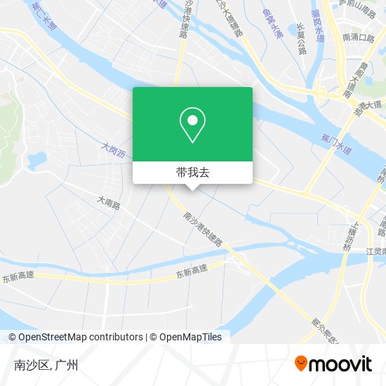 南沙区地图