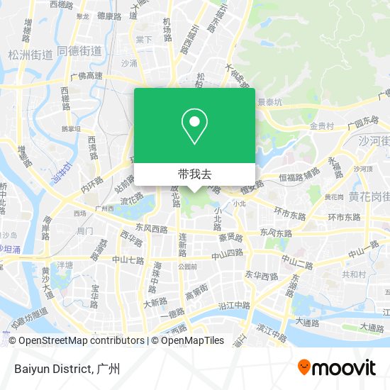 Baiyun District地图