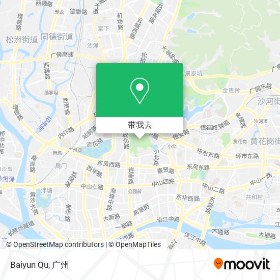 Baiyun Qu地图