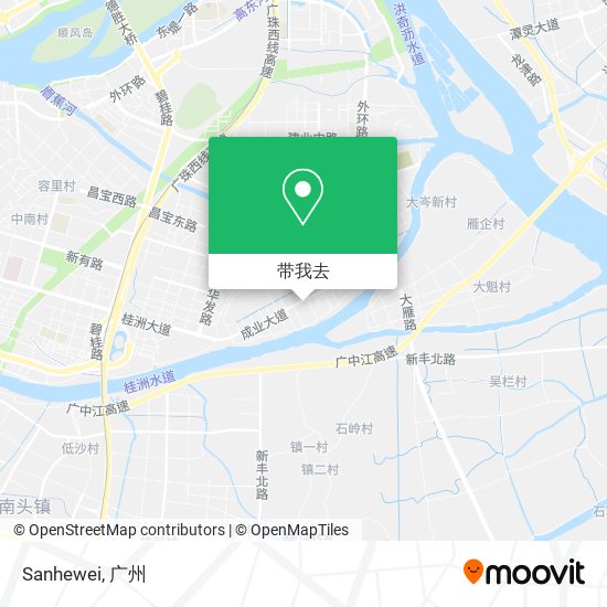 Sanhewei地图