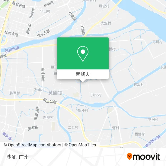 沙涌地图