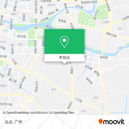岳步地图
