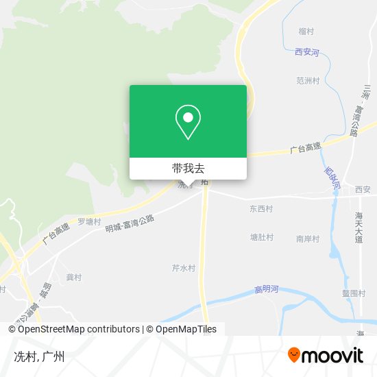 冼村地图