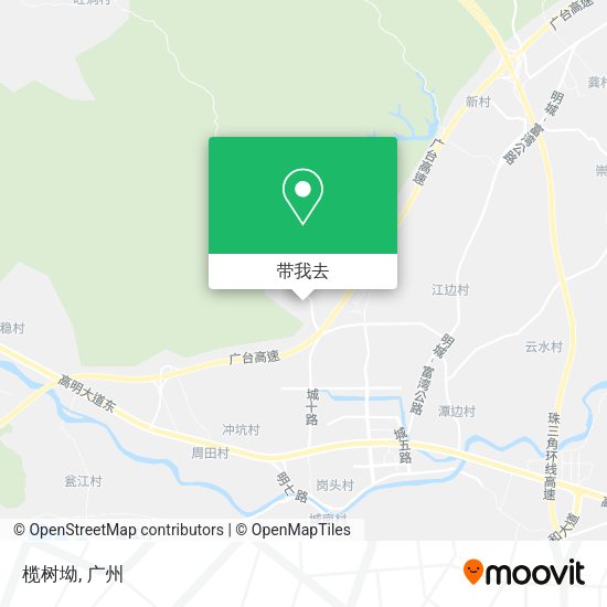 榄树坳地图
