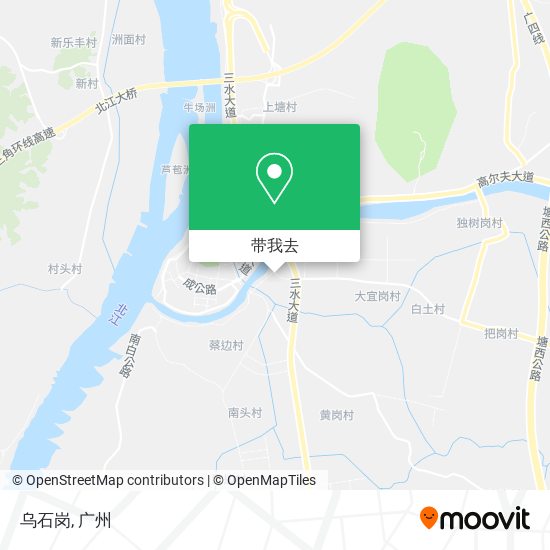 乌石岗地图