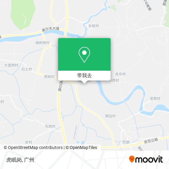 虎眠岗地图