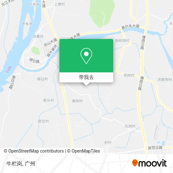 牛栏岗地图