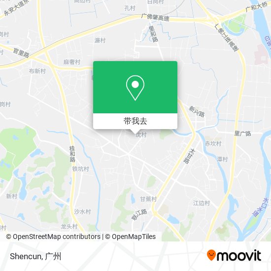 Shencun地图