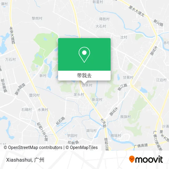 Xiashashui地图