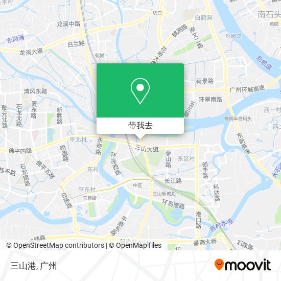 三山港地图
