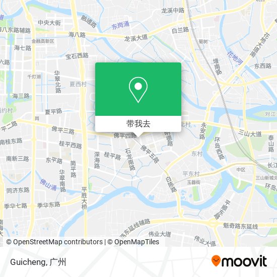 Guicheng地图