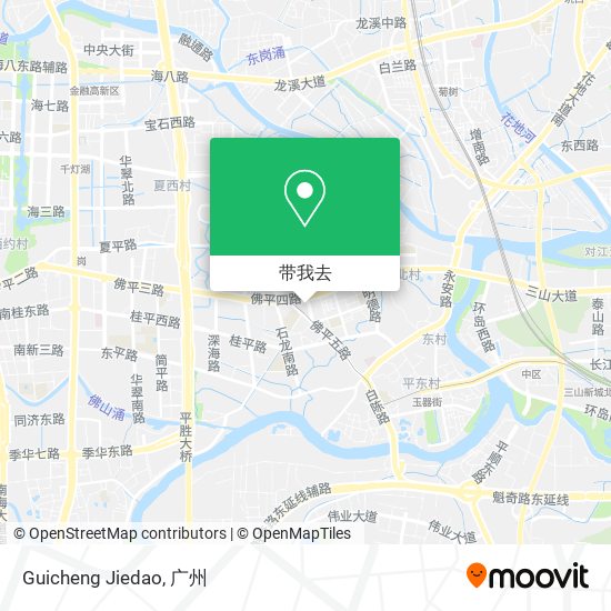 Guicheng Jiedao地图