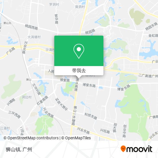 狮山镇地图
