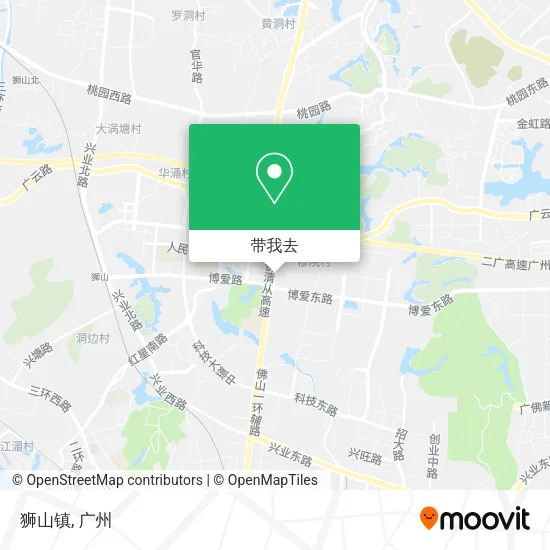 狮山镇地图