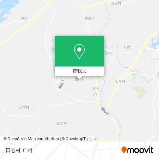 田心村地图