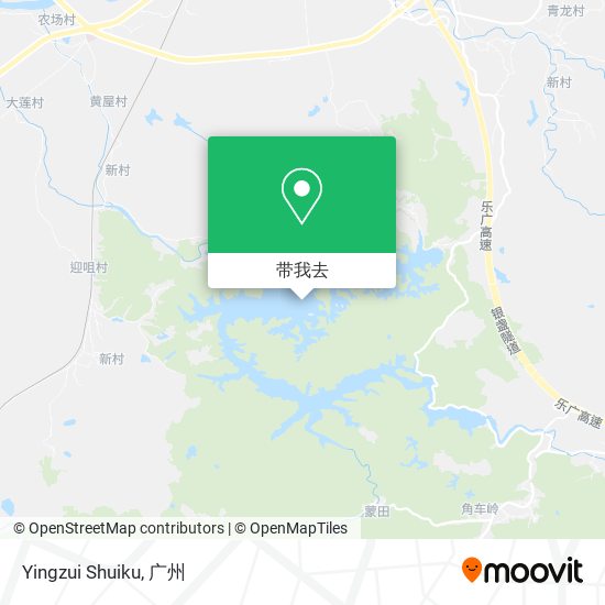 Yingzui Shuiku地图