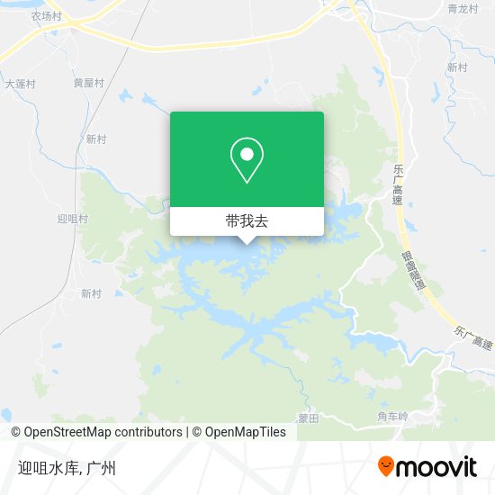 迎咀水库地图