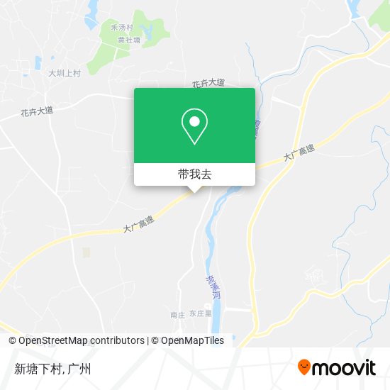 新塘下村地图