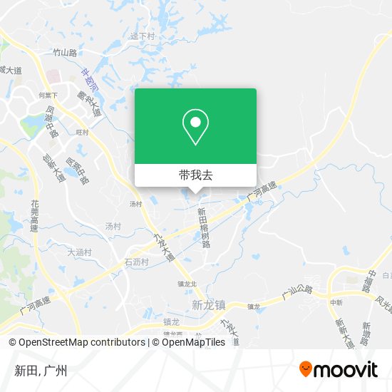 新田地图