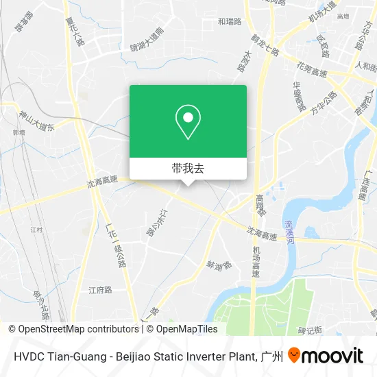HVDC Tian-Guang - Beijiao Static Inverter Plant地图