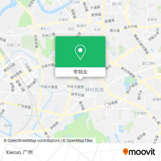 Xiecun地图