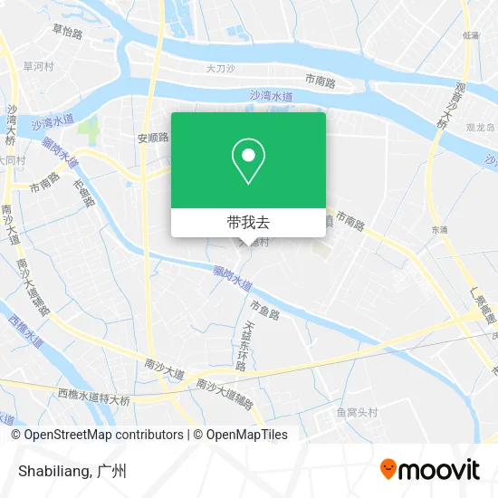 Shabiliang地图