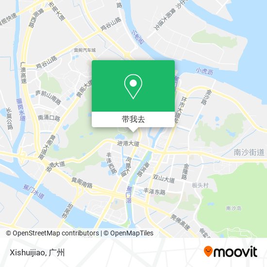 Xishuijiao地图