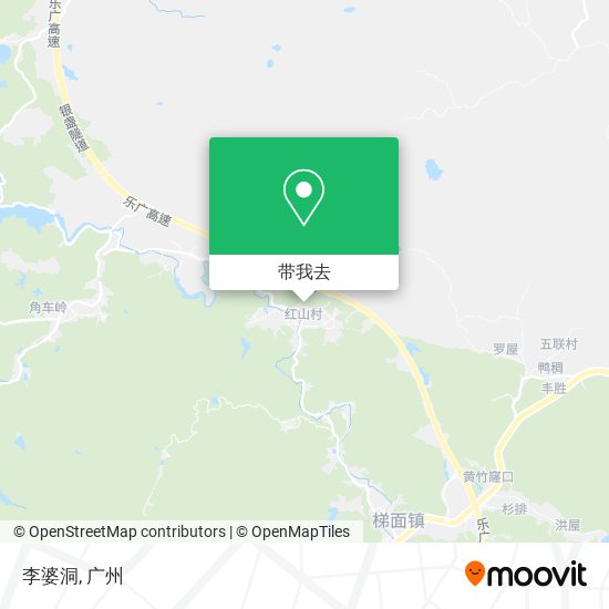 李婆洞地图