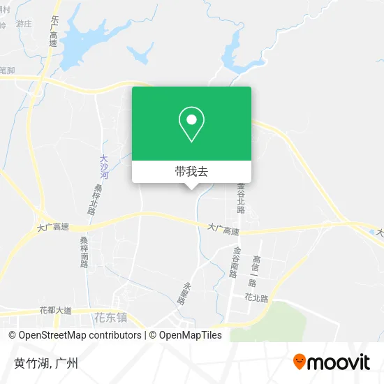 黄竹湖地图