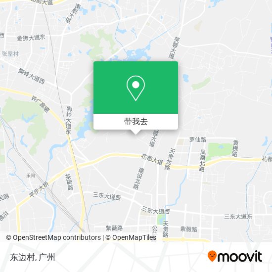 东边村地图