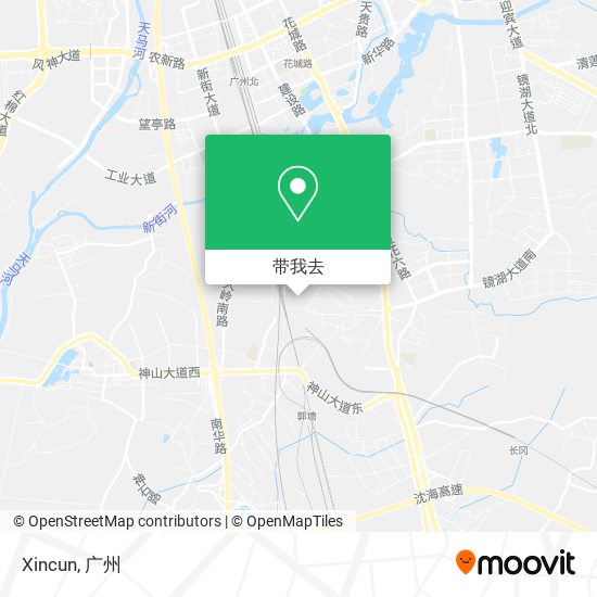Xincun地图