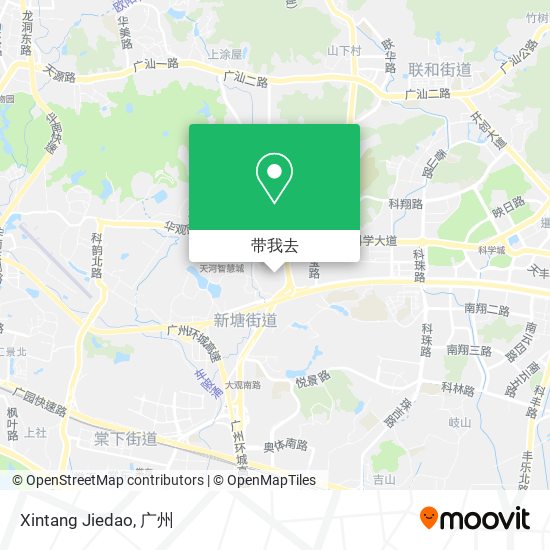 Xintang Jiedao地图