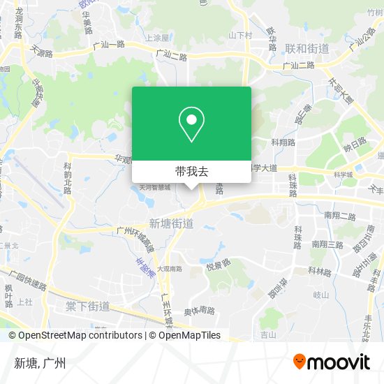 新塘地图