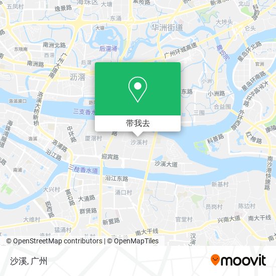 沙溪地图