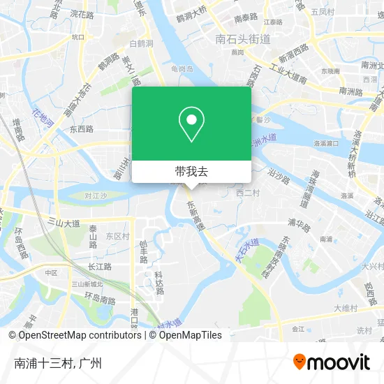 南浦十三村地图