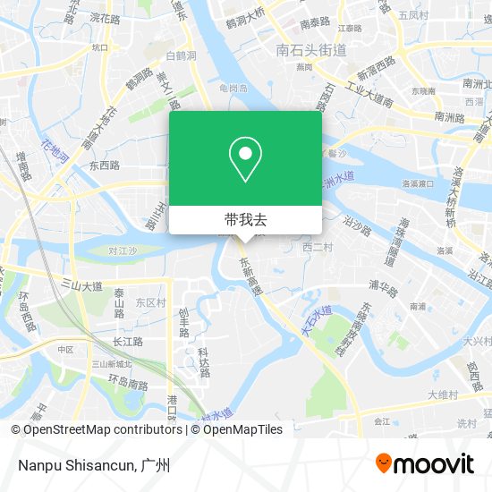 Nanpu Shisancun地图