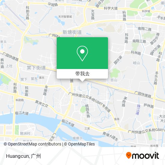 Huangcun地图