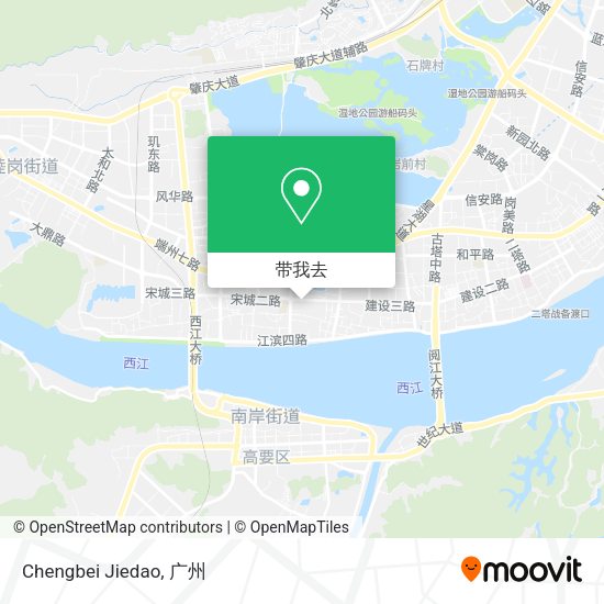 Chengbei Jiedao地图