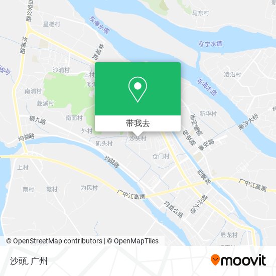 沙頭地图