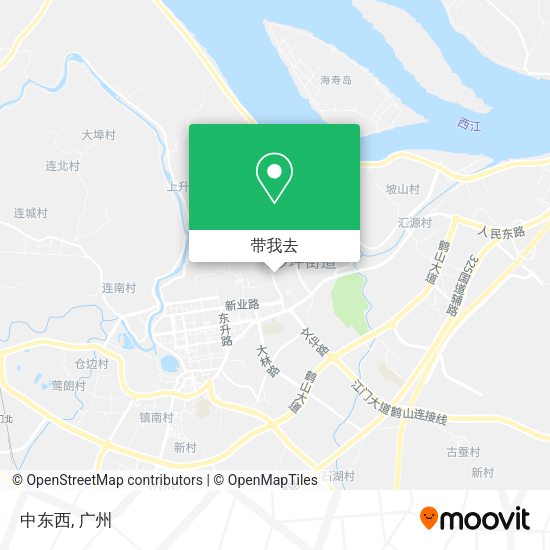 中东西地图
